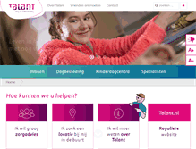 Tablet Screenshot of clienten.talant.nl
